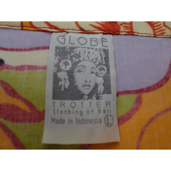 Globe Trotter Clothing of Bali Top & Skirt Set Orange Multi Color Beaded Top - Picture 13 of 13